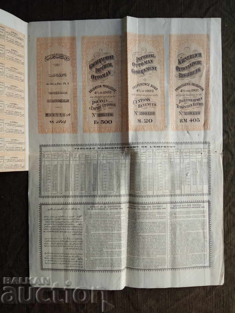 1902 Ottoman Bond - 6