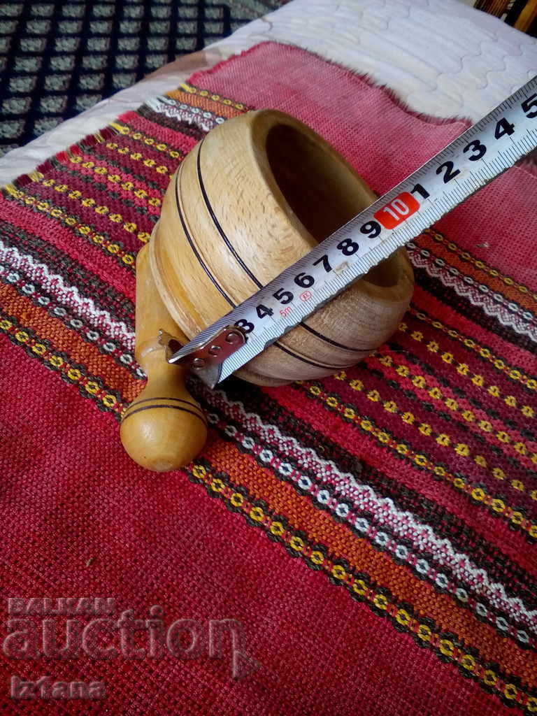 Old wooden mortar - 5 Old wooden mortar - 5