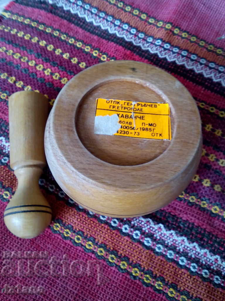 Old wooden mortar - 6 Old wooden mortar - 6