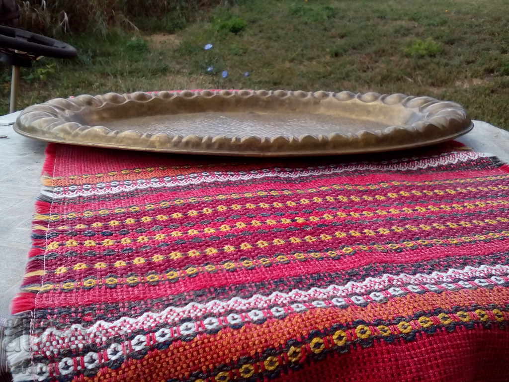 An old brass tray - 6 An old brass tray - 6