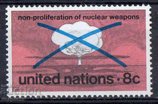 1972. United Nations - New York. Non-proliferation of nuclear weapons.