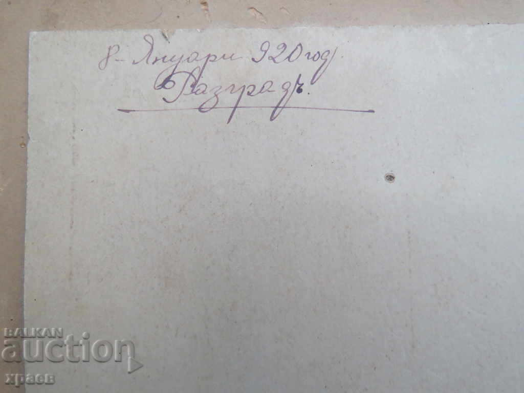 Licitație FOTO VECHE - CARTON - MARE - DEFALARE - 0256