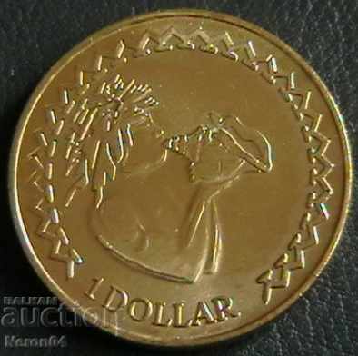 1 dollar 2017, Tokelau