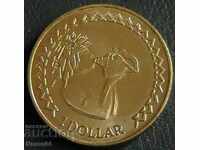 1 dollar 2017, Tokelau