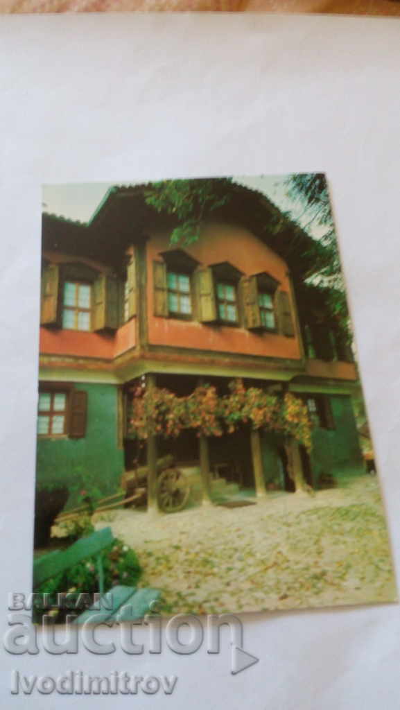 Cartea poștală Casa-muzeu Panagyurishte Dudekov 1973