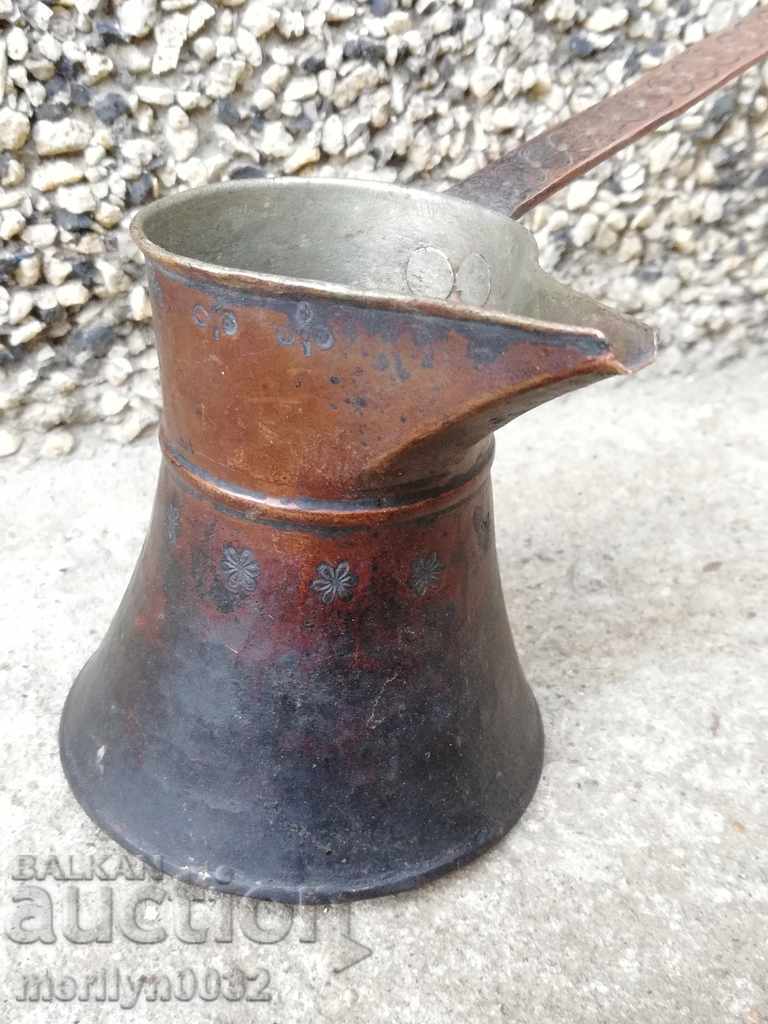 Old copper tin, coffee, baker, copper pot - 5 Old copper tin, coffee, baker, copper pot - 5