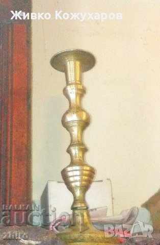 LOT of 2 candle holders, bronze with price 100.00 BGN | € 51.13