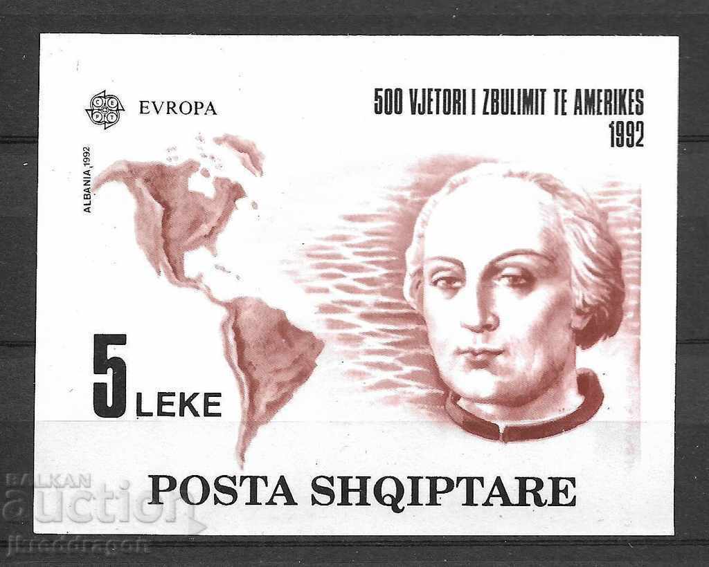Albania - Europe Columbus 1992 bl. and m.l. MNH Albania - Europe Columbus 1992 bl. and m.l. MNH