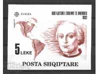 Αλβανία - Ευρώπη Κολόμβος 1992 φ. και σ.λ. MNH
