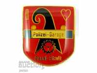 POLICE SIGN-BASEL-POLIZEI-POLICE-NUMBERED