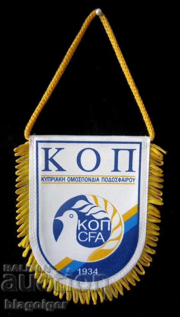 FOOTBALL-FOOTBALL FLAG- CYPRUS FOOTBALL FEDERATION-NEW with price 3.50 BGN | € 1.79 FOOTBALL-FOOTBALL FLAG- CYPRUS FOOTBALL FEDERATION-NEW with price 3.50 BGN | € 1.79
