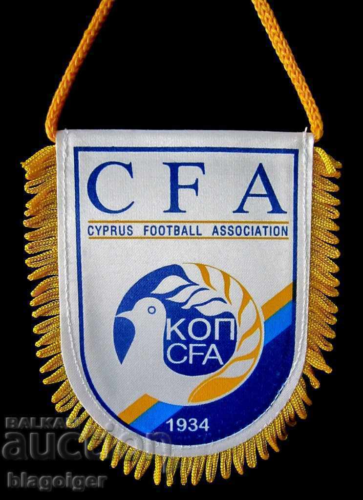 Auction FOOTBALL-FOOTBALL FLAG- CYPRUS FOOTBALL FEDERATION-NEW Auction FOOTBALL-FOOTBALL FLAG- CYPRUS FOOTBALL FEDERATION-NEW