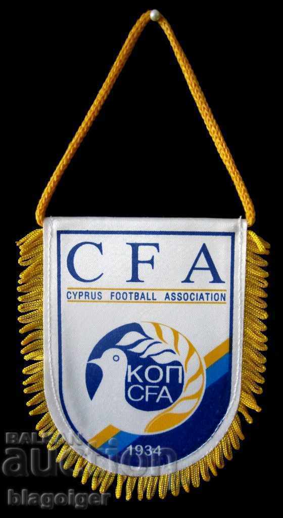 FOOTBALL-FOOTBALL FLAG- CYPRUS FOOTBALL FEDERATION-NEW