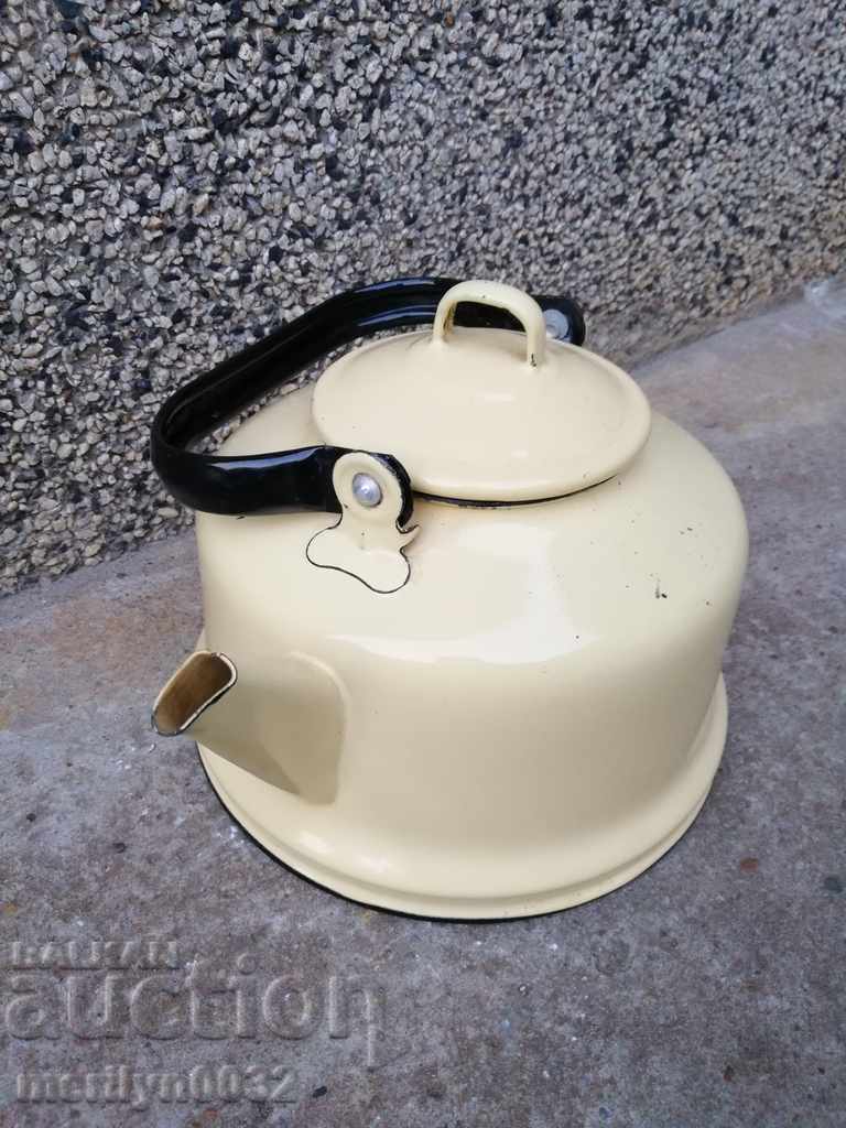 Old enameled teapot, coffee maker, kettle - 5 Old enameled teapot, coffee maker, kettle - 5