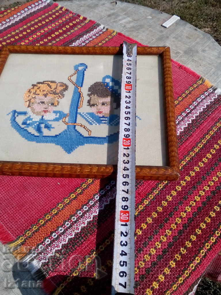 Old embroidered picture - 5 Old embroidered picture - 5