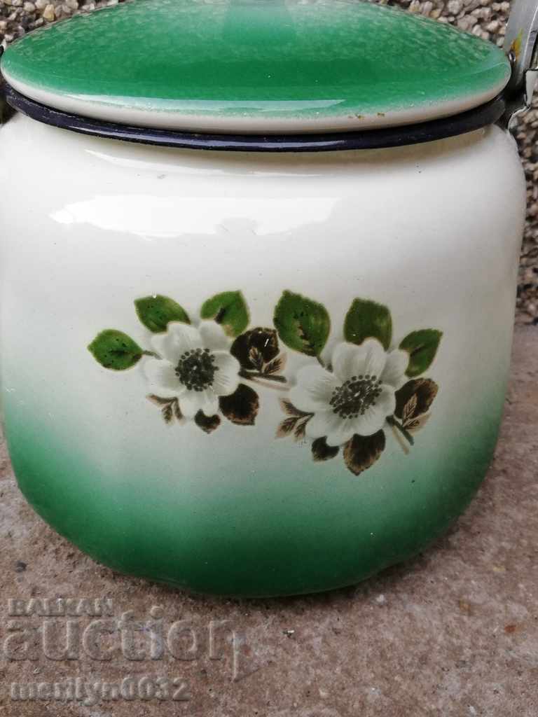 Old enameled teapot, coffee maker, kettle - 6 Old enameled teapot, coffee maker, kettle - 6