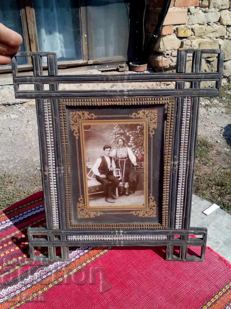 Ancient photo, frame with price 40.00 BGN | € 20.45 Ancient photo, frame with price 40.00 BGN | € 20.45