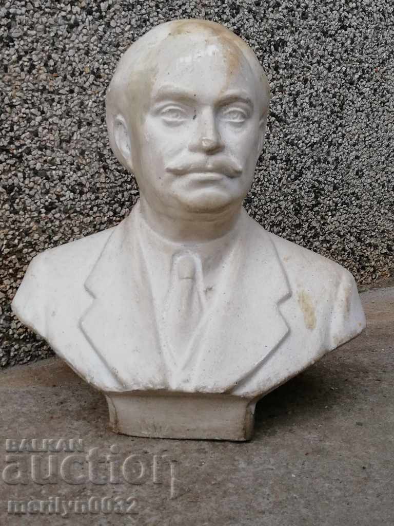 Bust of Dimitrov figure plastic figurine plaster
