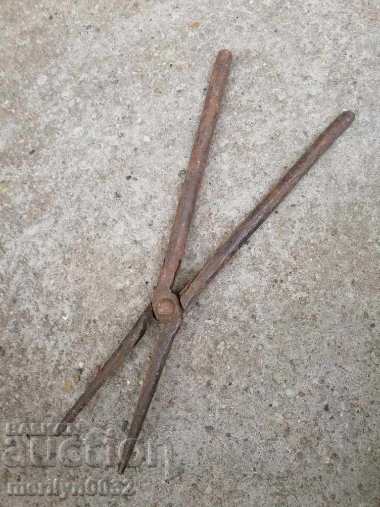 Blacksmith's tongs wrought iron tool