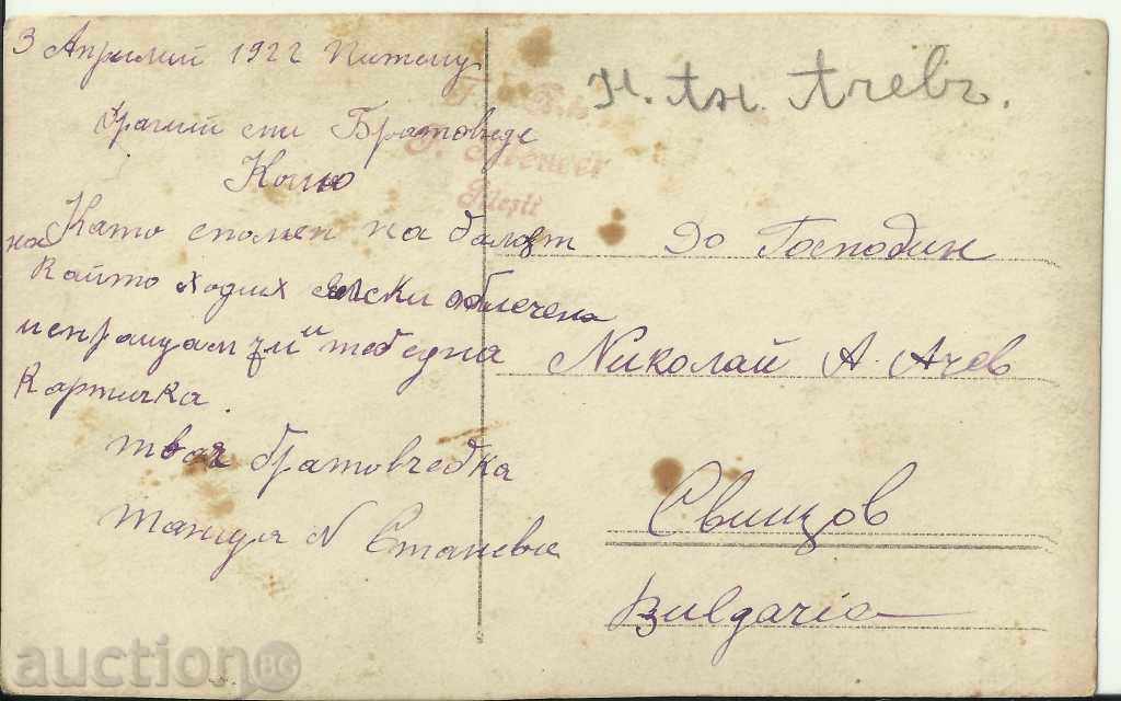 Old photo, costume from Pitesti with price 11.00 BGN | € 5.62 Old photo, costume from Pitesti with price 11.00 BGN | € 5.62