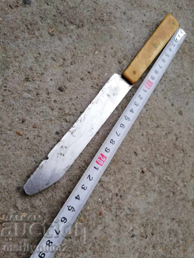 Auction Old butcher, knife, knife blade Auction Old butcher, knife, knife blade