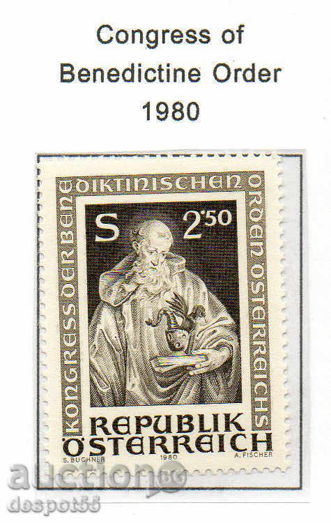 1980. Austria. Congresul al Ordinului benedictină din Austria.
