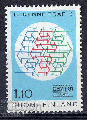 1981 Финландия. Европа-конференция на транспортните министри