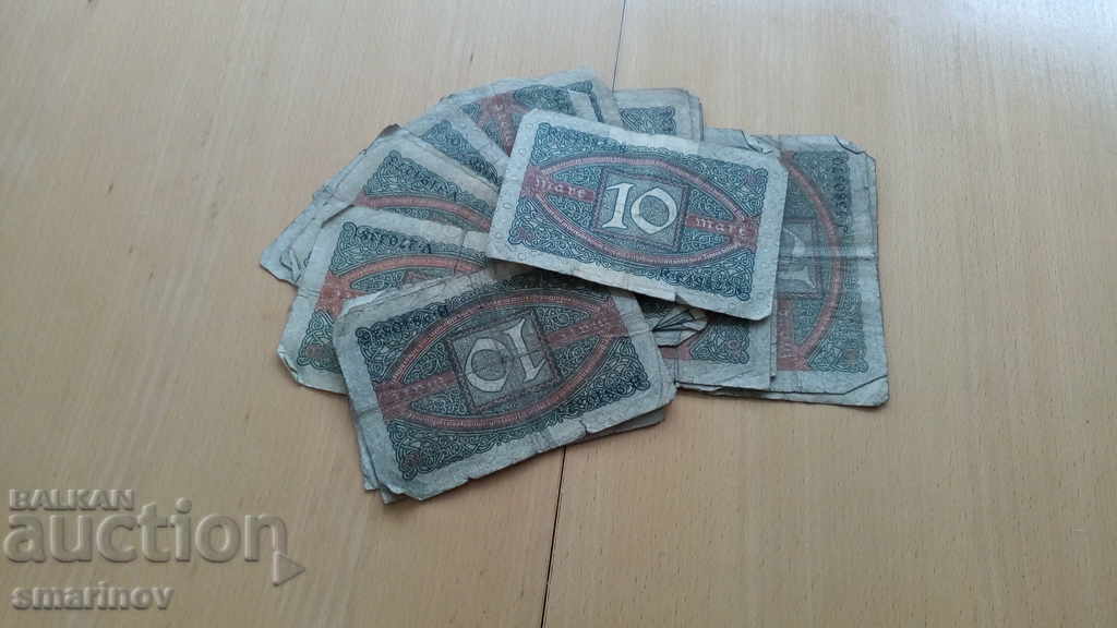 Auction  german reich marks