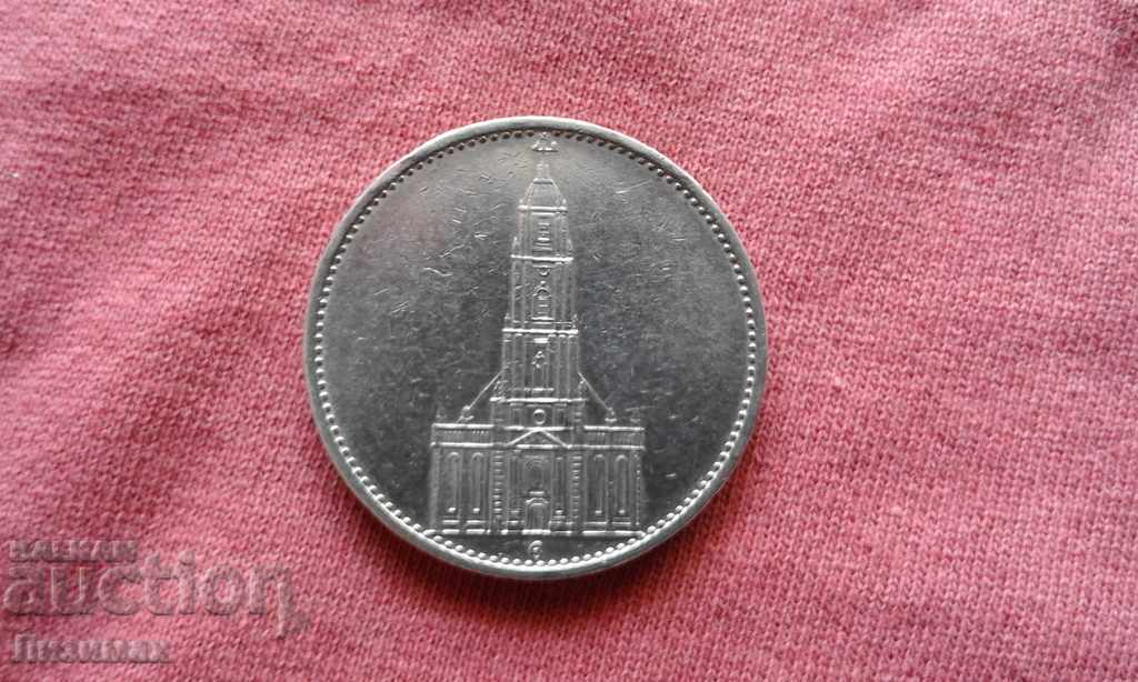 Auction 5 Marks 1935 Germany - III Reich - 6 Super Error RRRRRRR Auction 5 Marks 1935 Germany - III Reich - 6 Super Error RRRRRRR