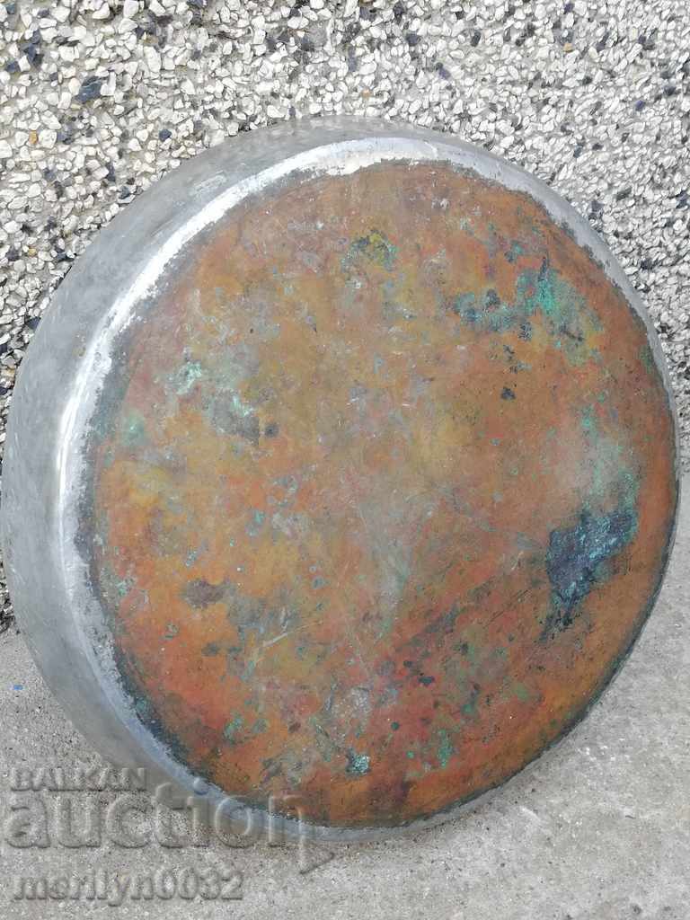 An old copper baking tin tray copper pot with price 69.00 BGN | € 35.28 An old copper baking tin tray copper pot with price 69.00 BGN | € 35.28