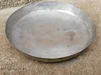 An old copper baking tin tray copper pot