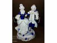 LOT of 2 pcs. figures Porcelain China and lot of 2 pcs.-Bulgaria