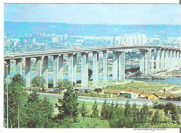 Картичка  България  Варна Аспаруховият мост 2*
