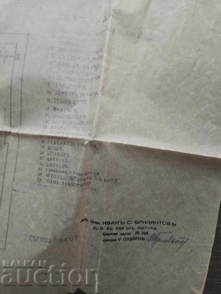 Plan of a modern rolling mill in the village of Voivodovo, Oryakhovo with price 550.00 BGN | € 281.21 Plan of a modern rolling mill in the village of Voivodovo, Oryakhovo with price 550.00 BGN | € 281.21