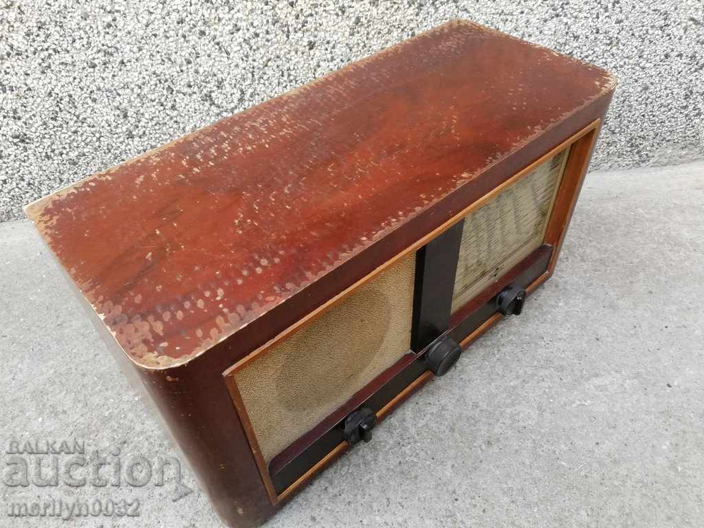 Old radio NORA radio set, lamp - 7