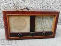 Old radio NORA radio set, lamp