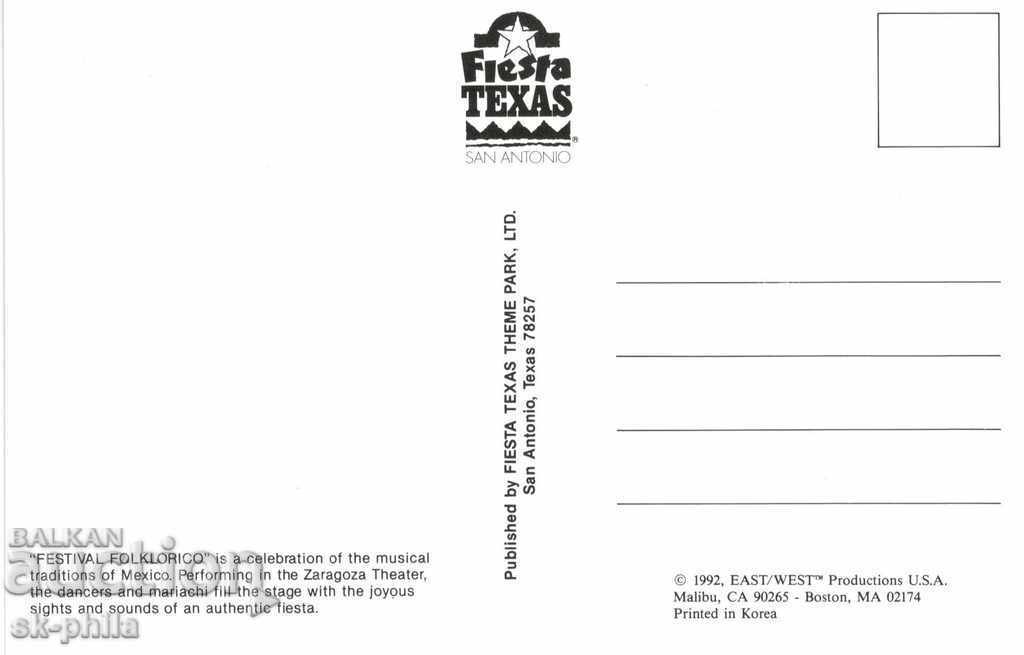 Postcard - Texas Fiesta with price 0.70 BGN | € 0.36 Postcard - Texas Fiesta with price 0.70 BGN | € 0.36