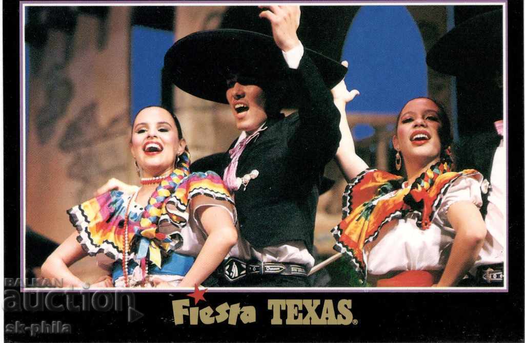 Carte poștală - Texas Fiesta