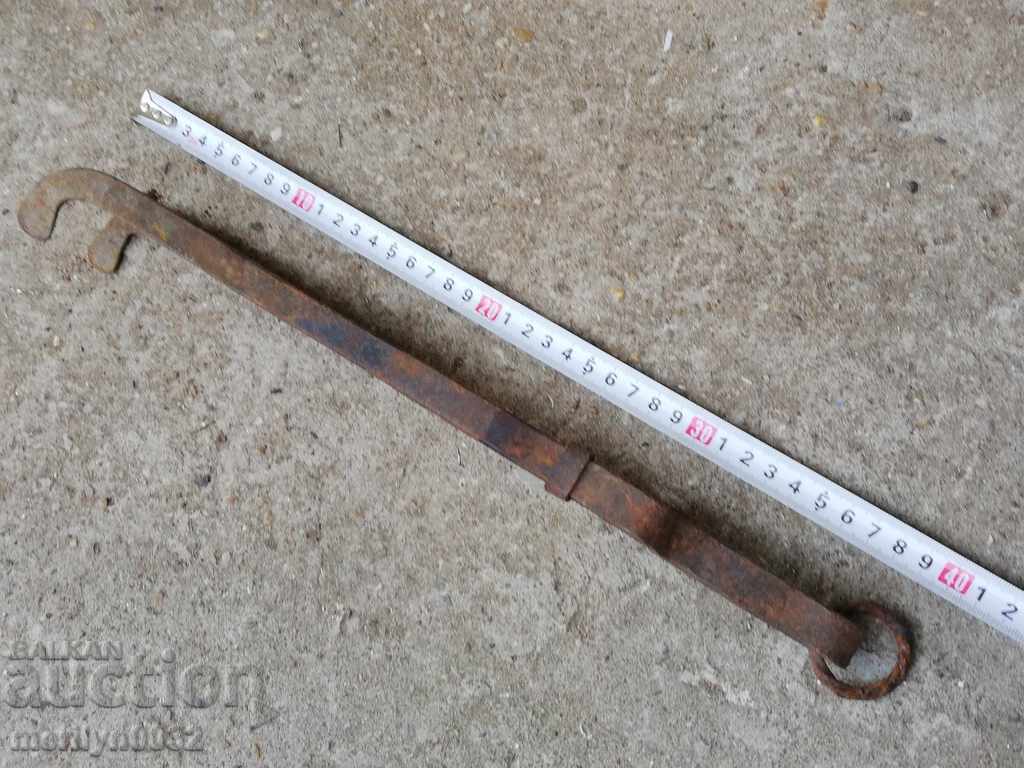 Auction  Old dilaf, mash, wrought iron for a furnace