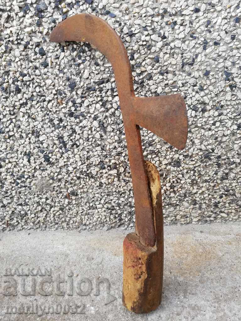 Old forged knife, blade, wrought iron, knife, chopper with price 43.00 BGN | € 21.99 Old forged knife, blade, wrought iron, knife, chopper with price 43.00 BGN | € 21.99