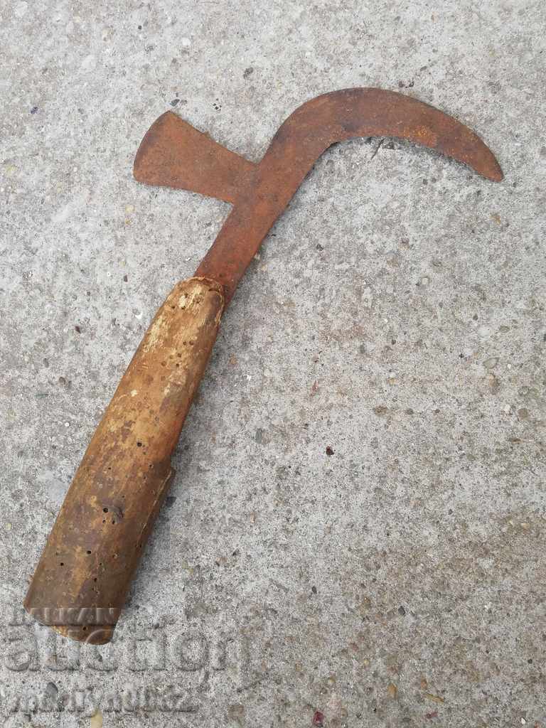 Delivery of Old forged knife, blade, wrought iron, knife, chopper Delivery of Old forged knife, blade, wrought iron, knife, chopper