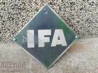 Emblem of the car IFA car truck