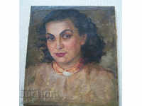 Very old picture. Portrait oil.