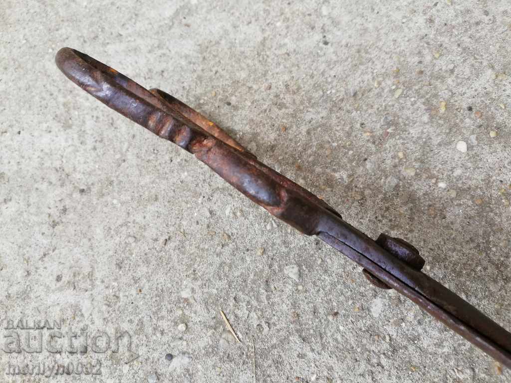 Renaissance forged scissors, wrought iron - 6 Renaissance forged scissors, wrought iron - 6