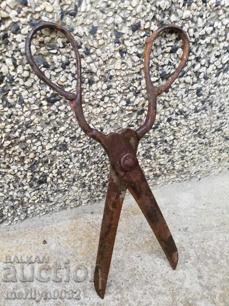 Renaissance forged scissors, wrought iron - 7 Renaissance forged scissors, wrought iron - 7