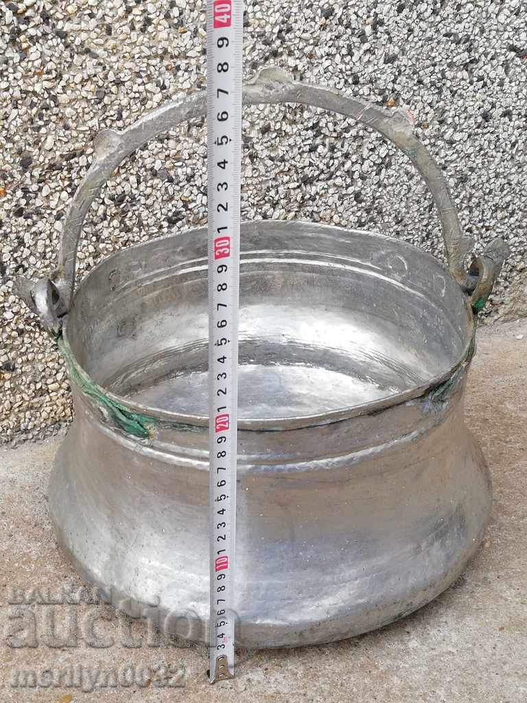 Tinned coin, cauldron, copper, copper vessel with price 119.00 BGN | € 60.84 Tinned coin, cauldron, copper, copper vessel with price 119.00 BGN | € 60.84