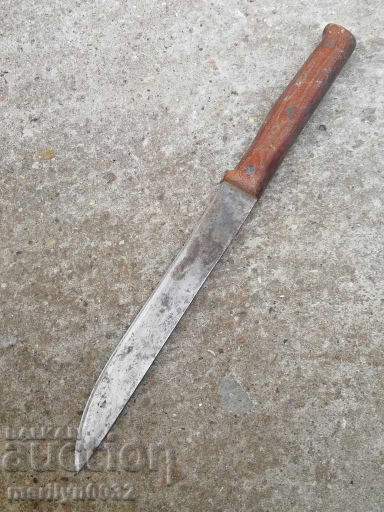 Стар касапски нож каракулак ножка кама