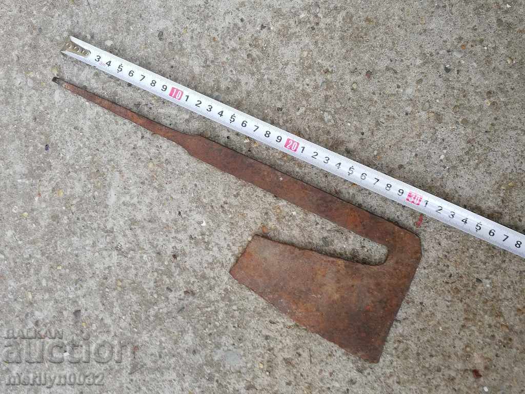 Auction An old ax tool wrought iron Auction An old ax tool wrought iron