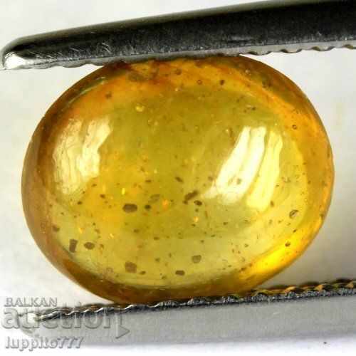 2.68 carat sapphire oval cabochon