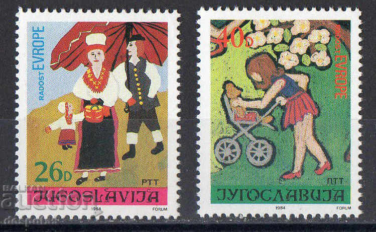 1984. Iugoslavia - Bucuria Europei.